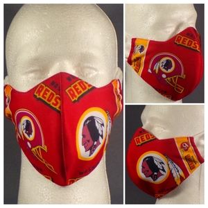 New Washington Redskins Digitally Printed Double Layered Adult Facemask